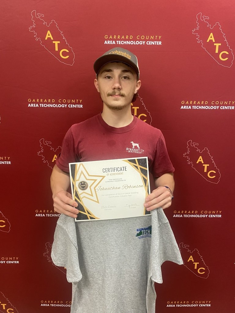 Huge shout out to Johnathan Robinson on the completion of his skill assessment for the 2-F GMAW Industry Certification in Welding! Awesome job! #atcproud