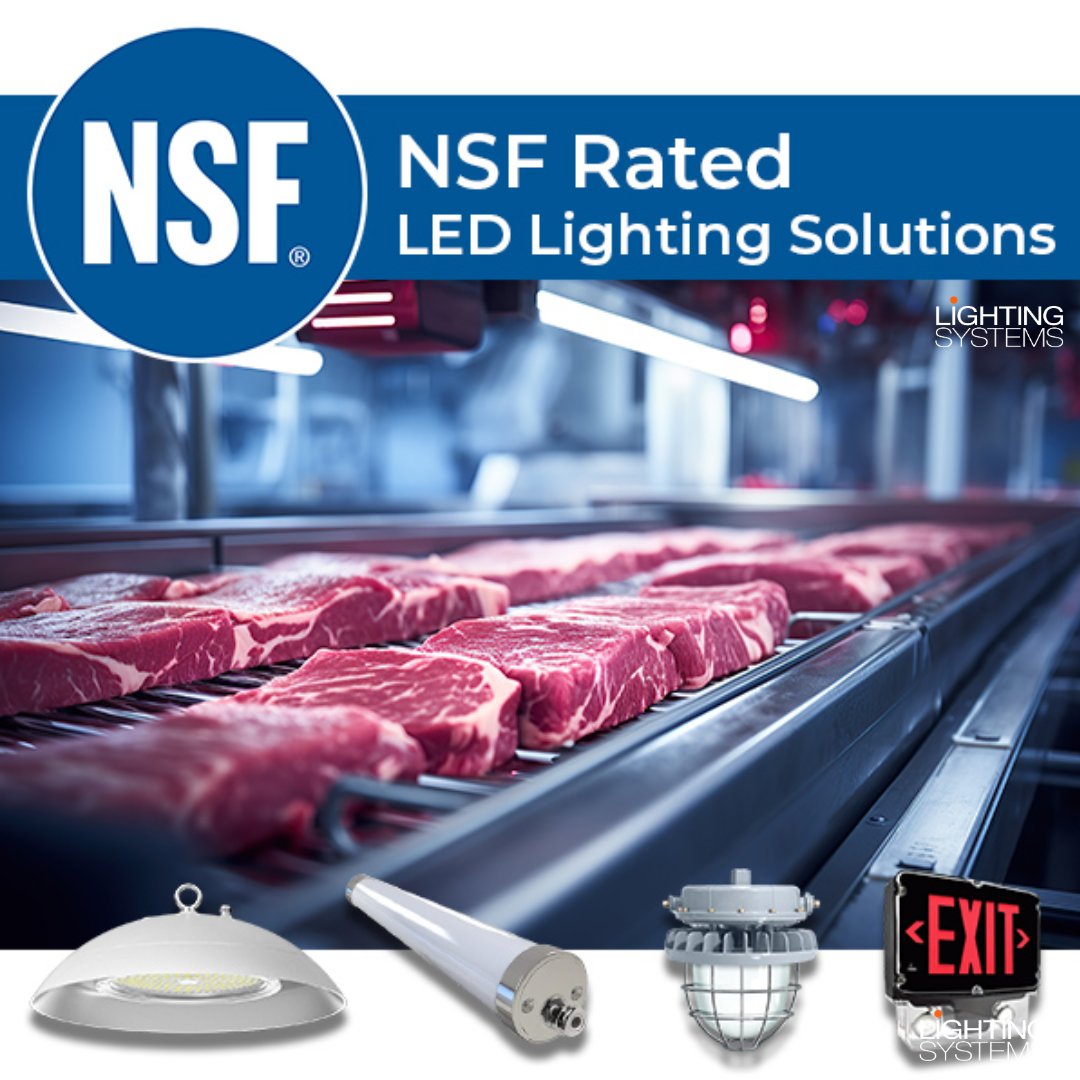 National Sanitation Foundation Approved Lighting
@Solas Ray™ Lighting - LED Technology manufactures #LED lighting solutions tested and certified to NSF requirements for use in #food preparation, processing, #packaging and storage facilities.  #NorcalRep #LtgSys #LightAgency