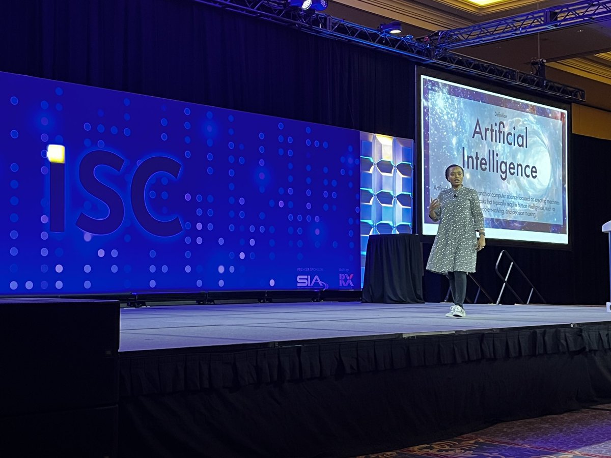 💛Day 3 of#ISCWest is a treat day for me. I get to attend the final keynote on Generative AI by the energetic @cryswashington presented by @SIAonline Women in Security Forum. @ISCEvents