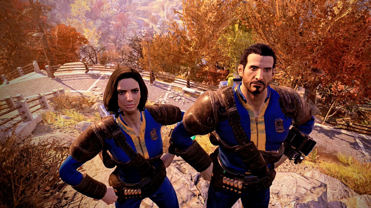 This was my Wife and I 10 minutes in 

#Fallout76 on #GeForceNow

#GFNShare #GFN #CloudGaming

#FalloutGame #Fallout

#VirtualPhotography #VGPUnite #LandofVP #WorldofVP #ThePhotoMode #VPGamers #ArtisticofSociety #VPCommunity #VPRT #WIGVP