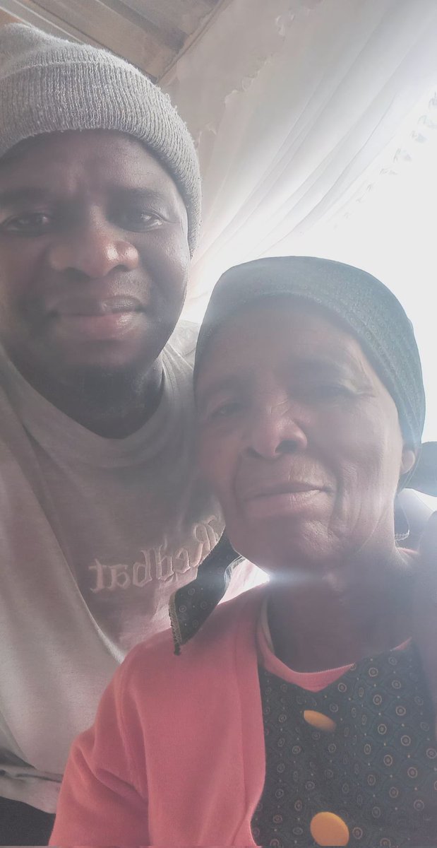 Me and my grandmother, she is 85.