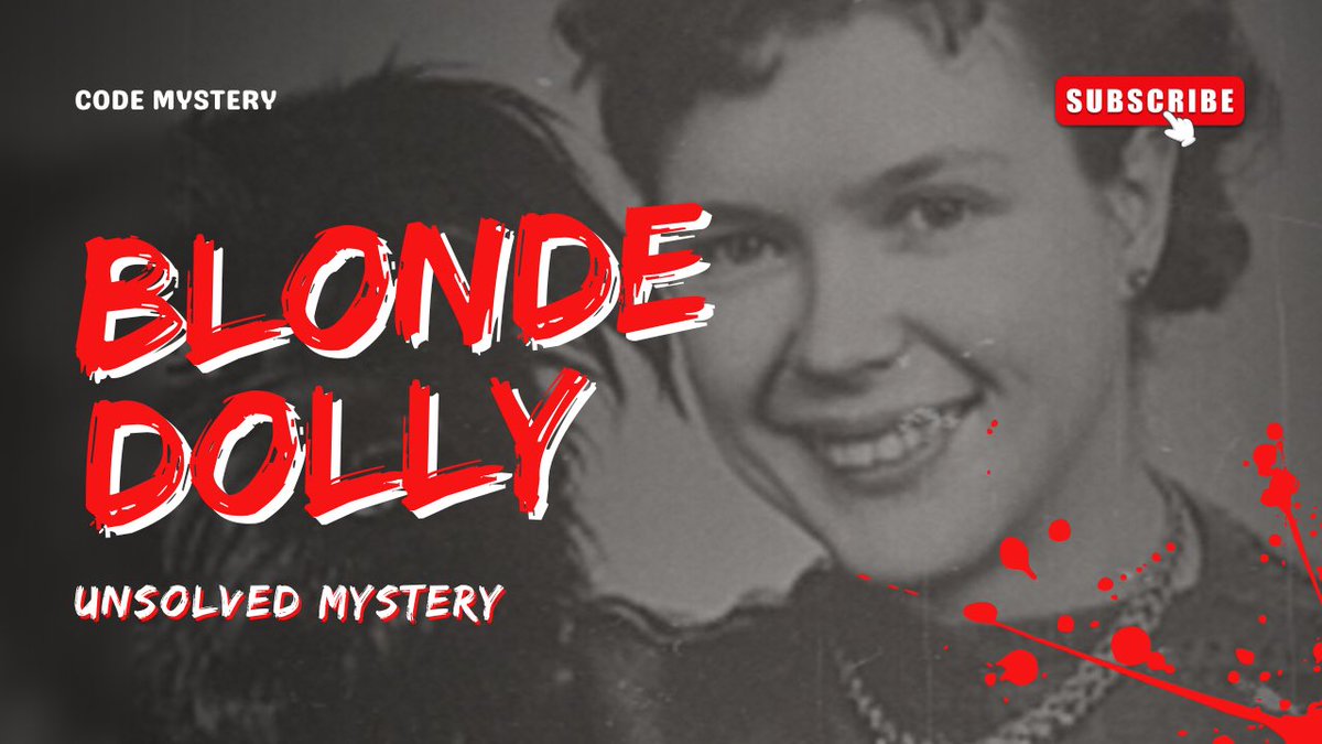 CodeMysteryy's tweet image. The Chilling Case Of “The Blonde Dolly” 
youtu.be/_OTlhhdgeUE?si…

#crime #mystery #deprem #gntm #Jinx #sigor