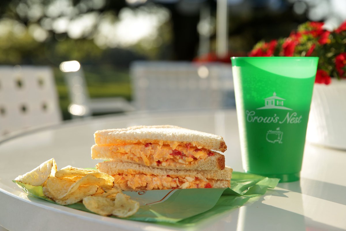 Afternoon snack. #themasters