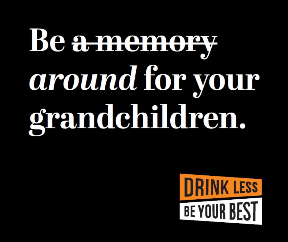 Choosing to drink less #alcohol can help you be your best. That could mean enjoying your golden years in good health, refreshed and rested each morning, with more money in the bank – and more energy for the grandkids. Learn how: dhs.wisconsin.gov/alcohol/index.… #AlcoholAwarenessMonth