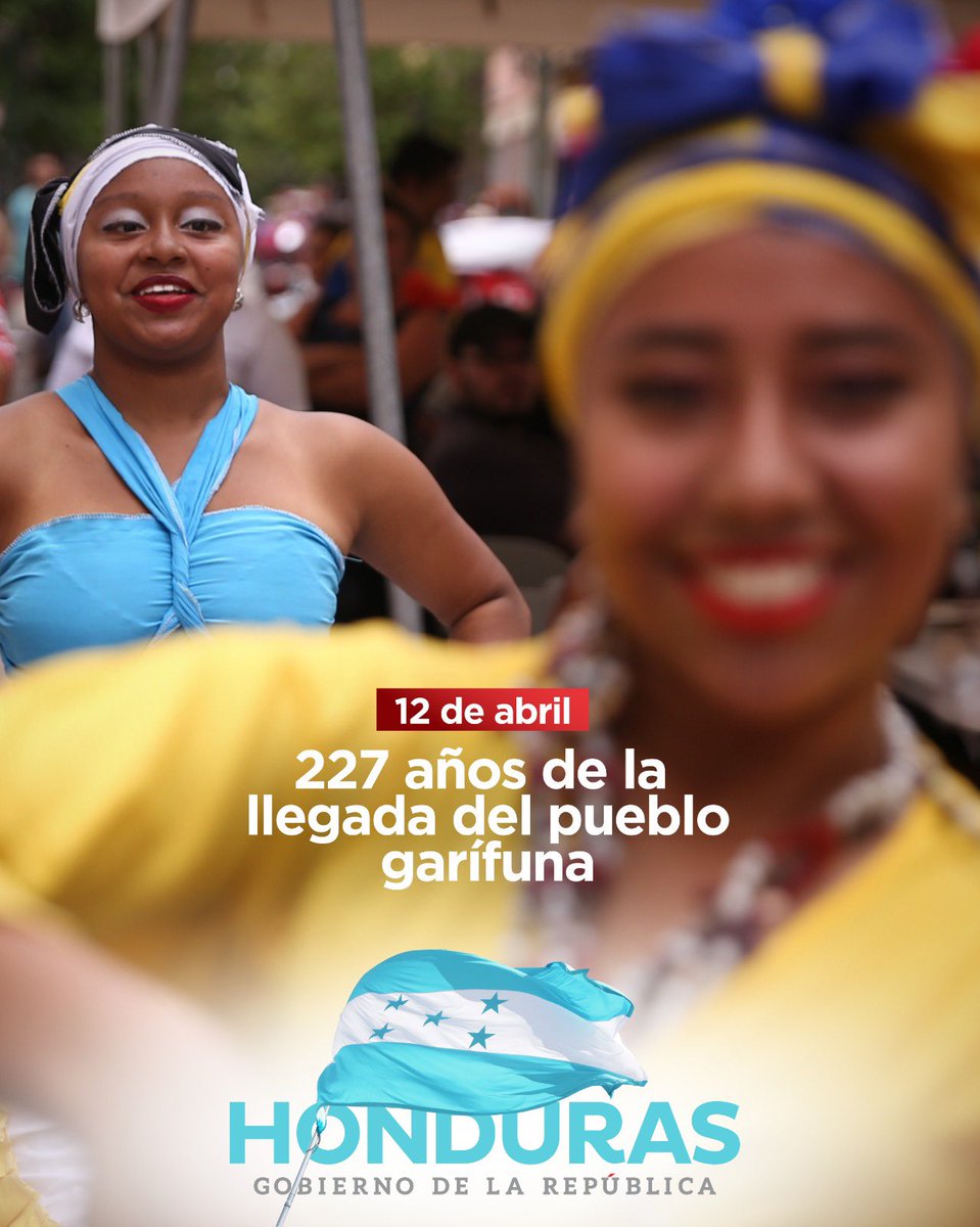 Cada mes de abril, se celebra el 'Mes de la Herencia Africana en Honduras' y este año se conmemoran 227 años de la presencia del pueblo garífuna en el país. A través del Programa #NuestrasRaíces el Gobierno de la Presidenta @XiomaraCastroZ avanza hacia la construcción de una 🇭🇳…