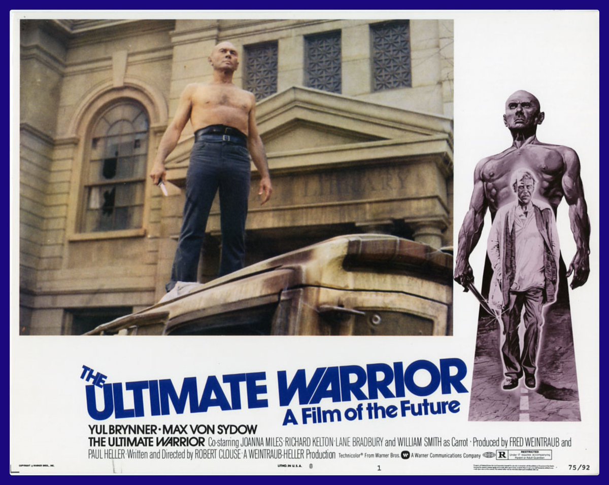 🎬💪

𝗧𝗵𝗲 𝗨𝗹𝘁𝗶𝗺𝗮𝘁𝗲 𝗪𝗮𝗿𝗿𝗶𝗼𝗿 🇺🇸
Director: Robert Clouse
Release year: 1975

#YulBrynner #MaxvonSydow