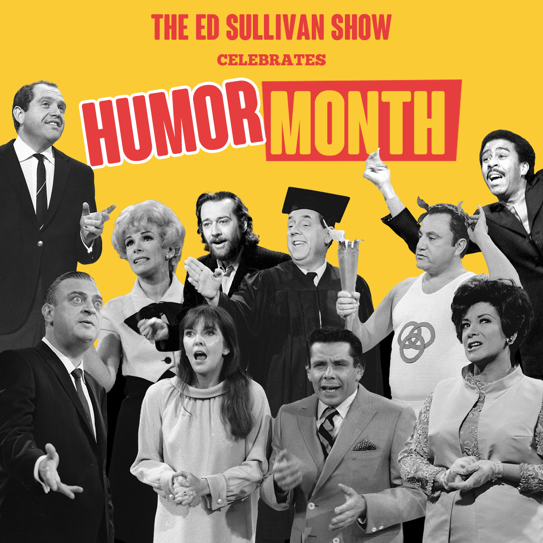 Celebrating Humor Month by looking back at some of the great comedians who appeared on The Ed Sullivan Show! Which comedians do you spot?