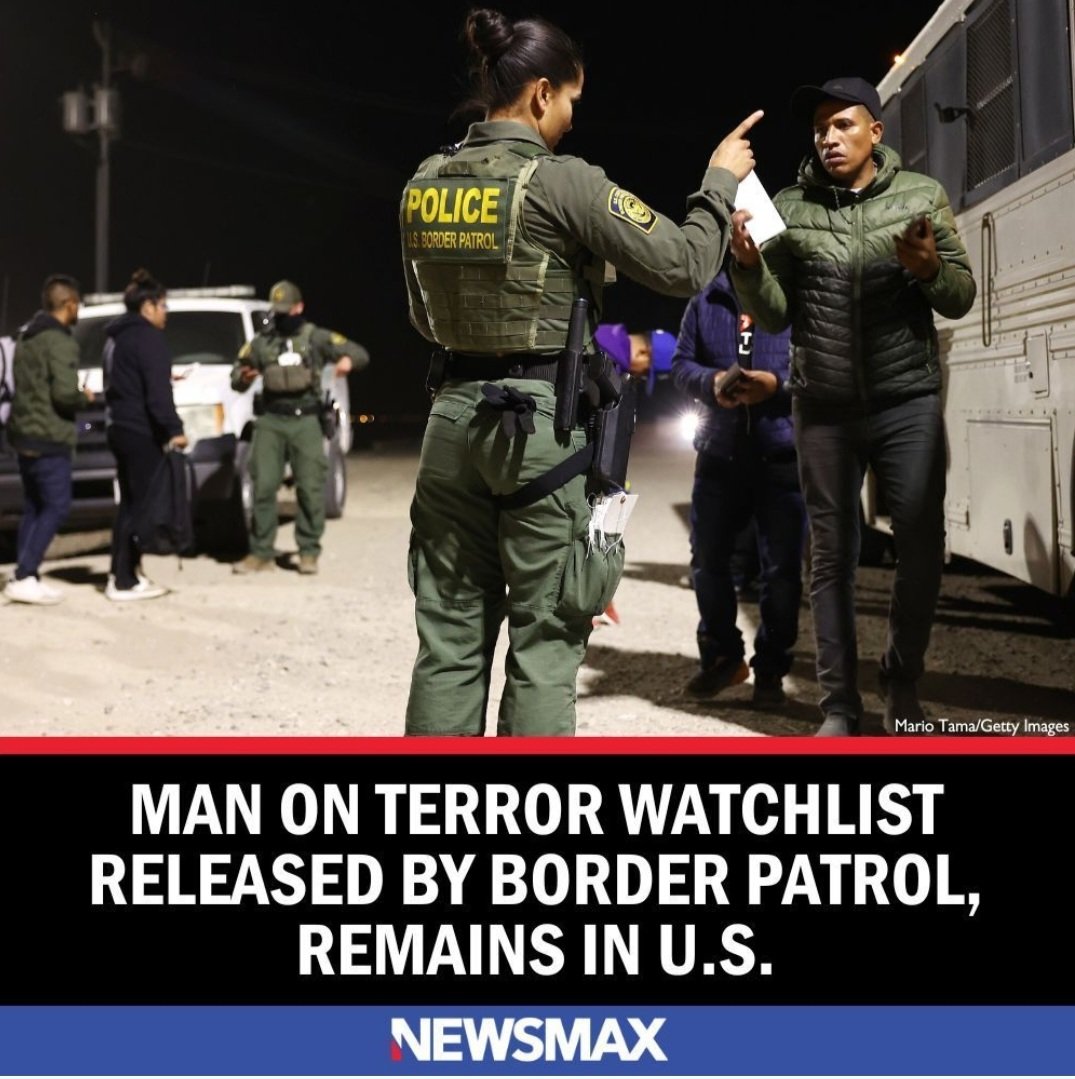 An Afghan migrant, who is on the terrorist watch list, was taken into custody crossing the southern border and 'released by authorities last year.' 🤬🤬🤬🤬 They're not going to do anything until a terrorist attack happens in America. 🤬🤬🤬 instagram.com/p/C5qtbrfxaIB/…