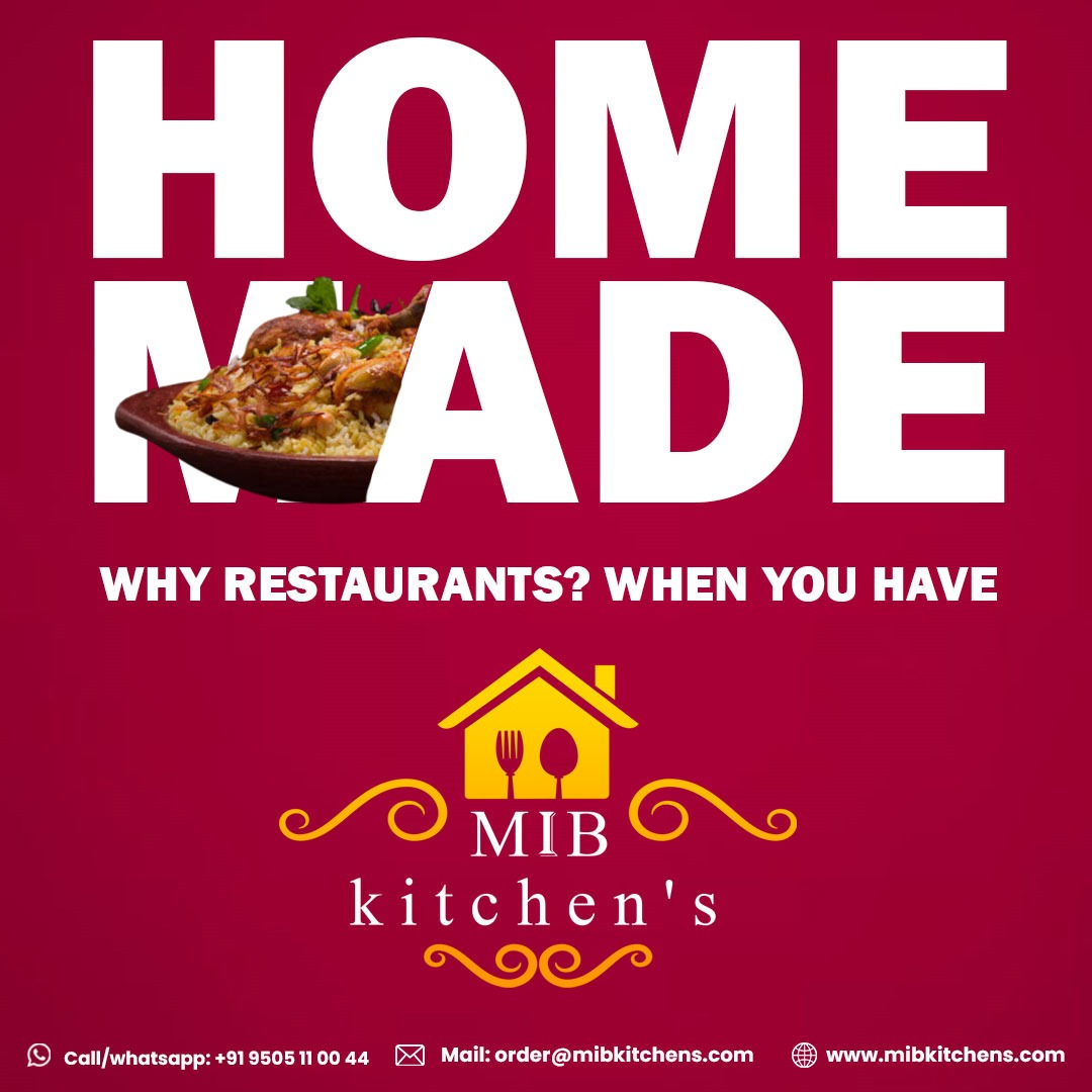 'Discover the true essence of Hyderabadi cuisine with our homemade specialties.'

#mibkitchens #homemade #delicious #fooddelivery #HyderabadFoodLovers #reviews #Foodie #hyderabadfoodblogger