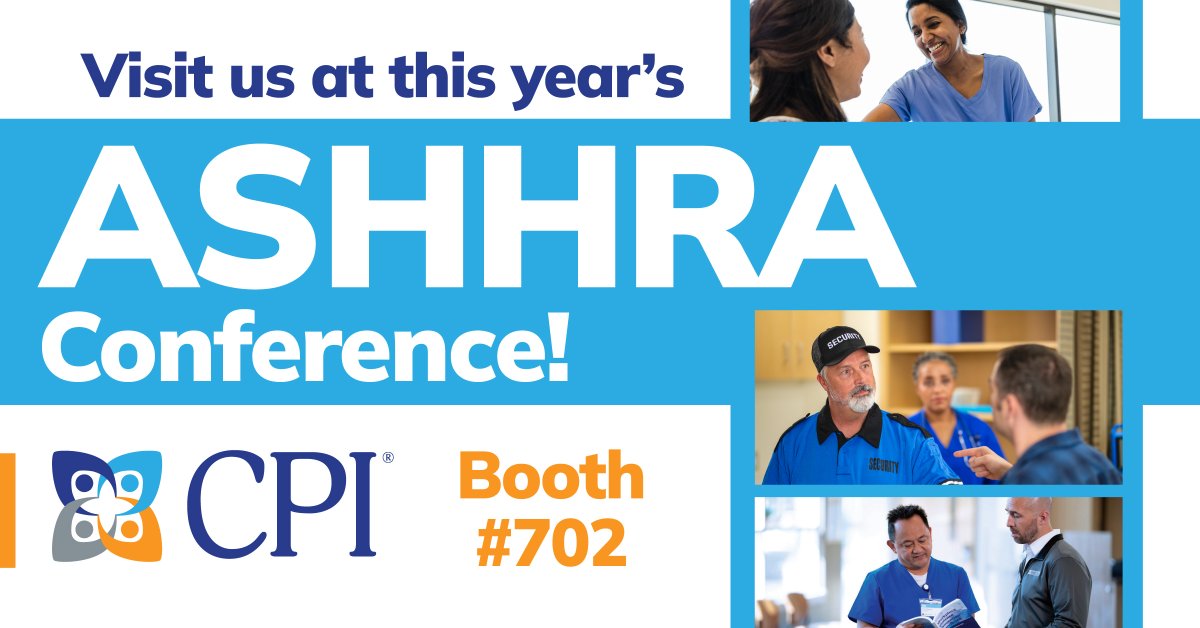 We are looking forward to attending this year’s @ashhra Conference in Fort Worth next week! Stop and say hi at booth 702 and learn more about how our flexible and innovative de-escalation training can support safety initiatives at your health care facility. #ASHHRA24