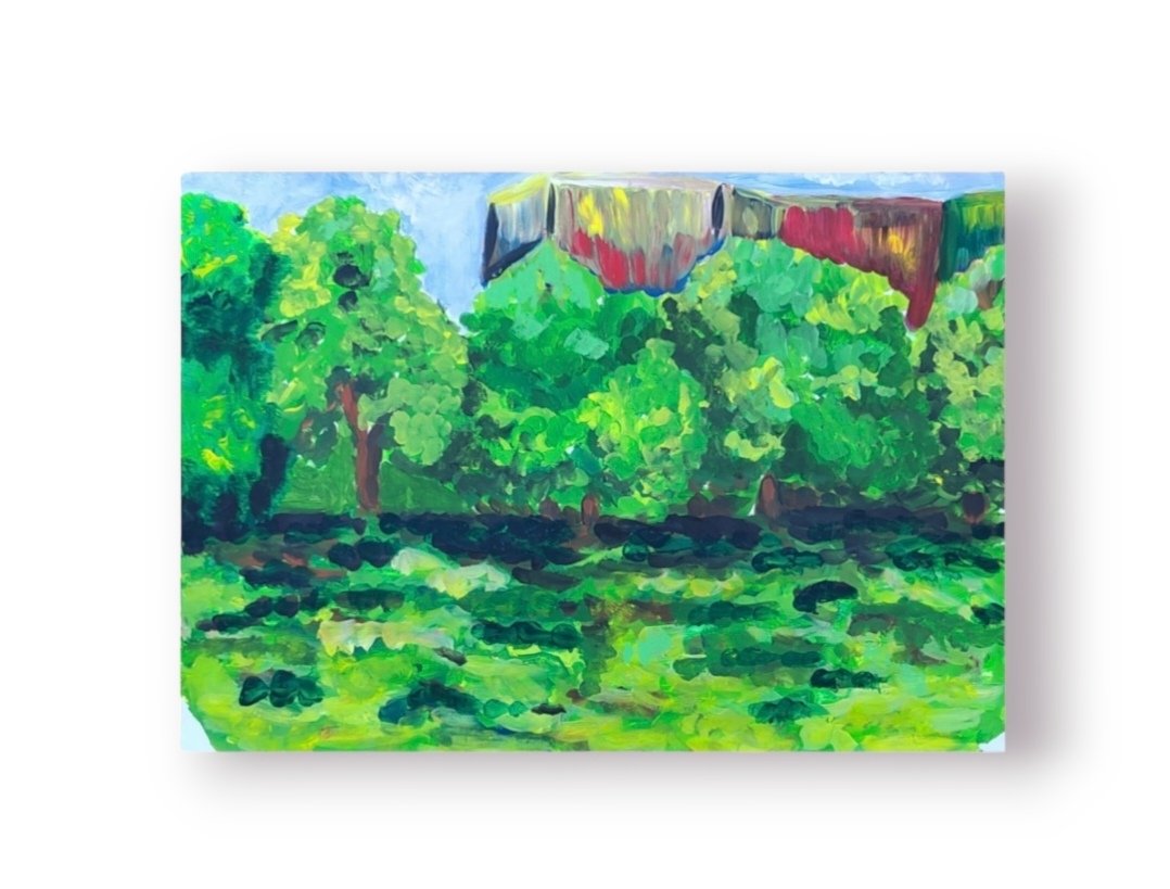 Immerse yourself in the tranquil beauty of nature with my latest green painting capturing the essence of a serene park. 🌳🎨 #GreenArt #NatureInspired #ParkPainting #ArtisticEscape
#art #artist #artwork #arts #painting #paintings #paintingoftheday #artnow #artworld #artmagazine