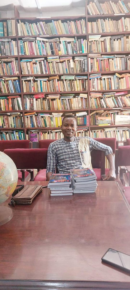 Professor Ernest Emenyọnụ, Emeritus Professor of Africana Studies, University of Michigan-Flint, USA ordered for the copies of Fiziksi, I took delivery to his library. About 15 copies. When Prof heard I would be going myself to deliver the books,