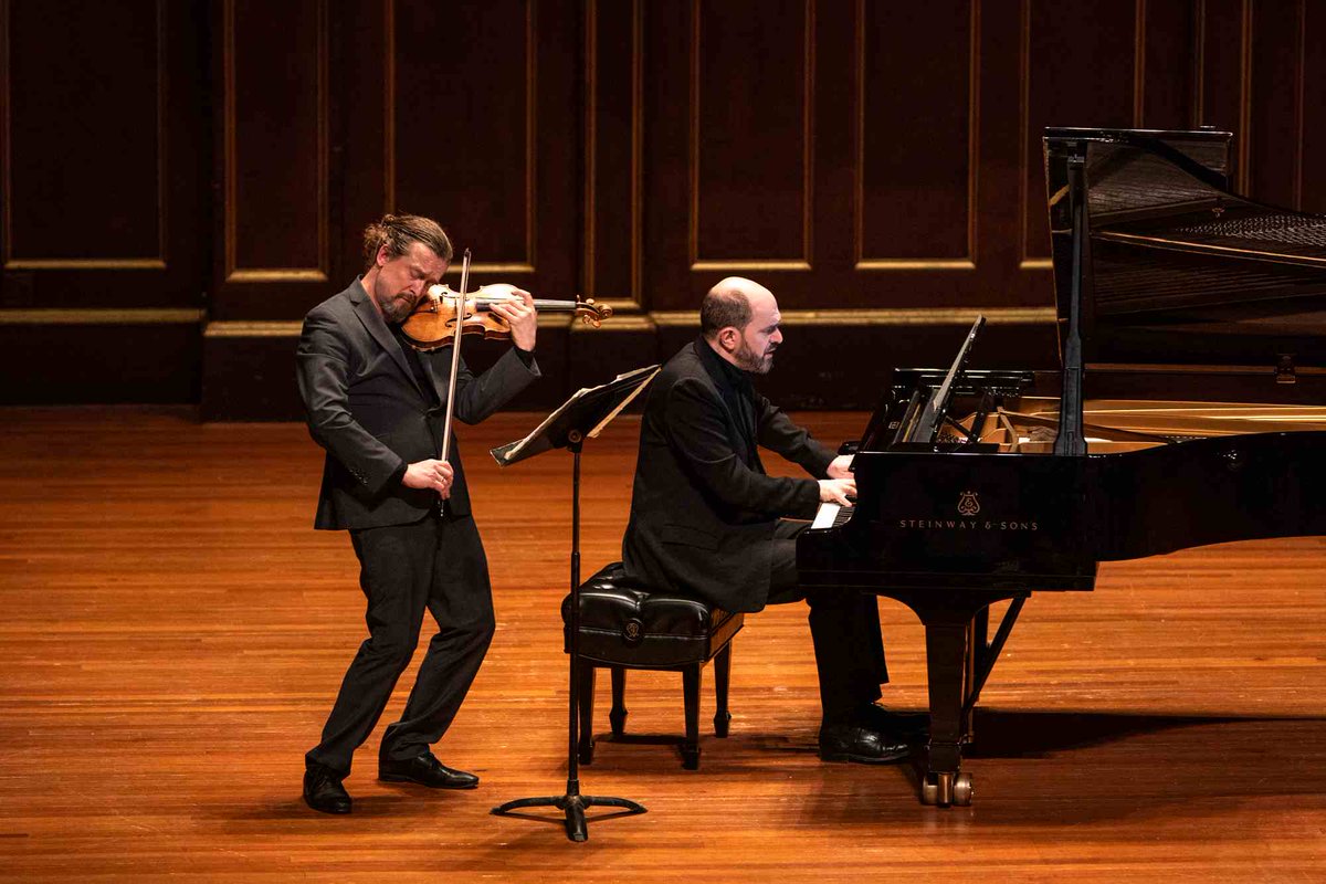 Tetzlaff and Gerstein: Power Couple on Stage Two of today’s major artists, violinist Christian Tetzlaff and pianist Kirill Gerstein, made their first joint Boston appearance in Jordan Hall on April 7. Read the review: musicalamerica.com/news/newsstory…