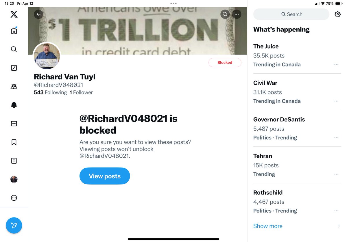 Another one of those fake lottery winner that wants to send me money. Yea,… sure. Blocked. @RichardV048021