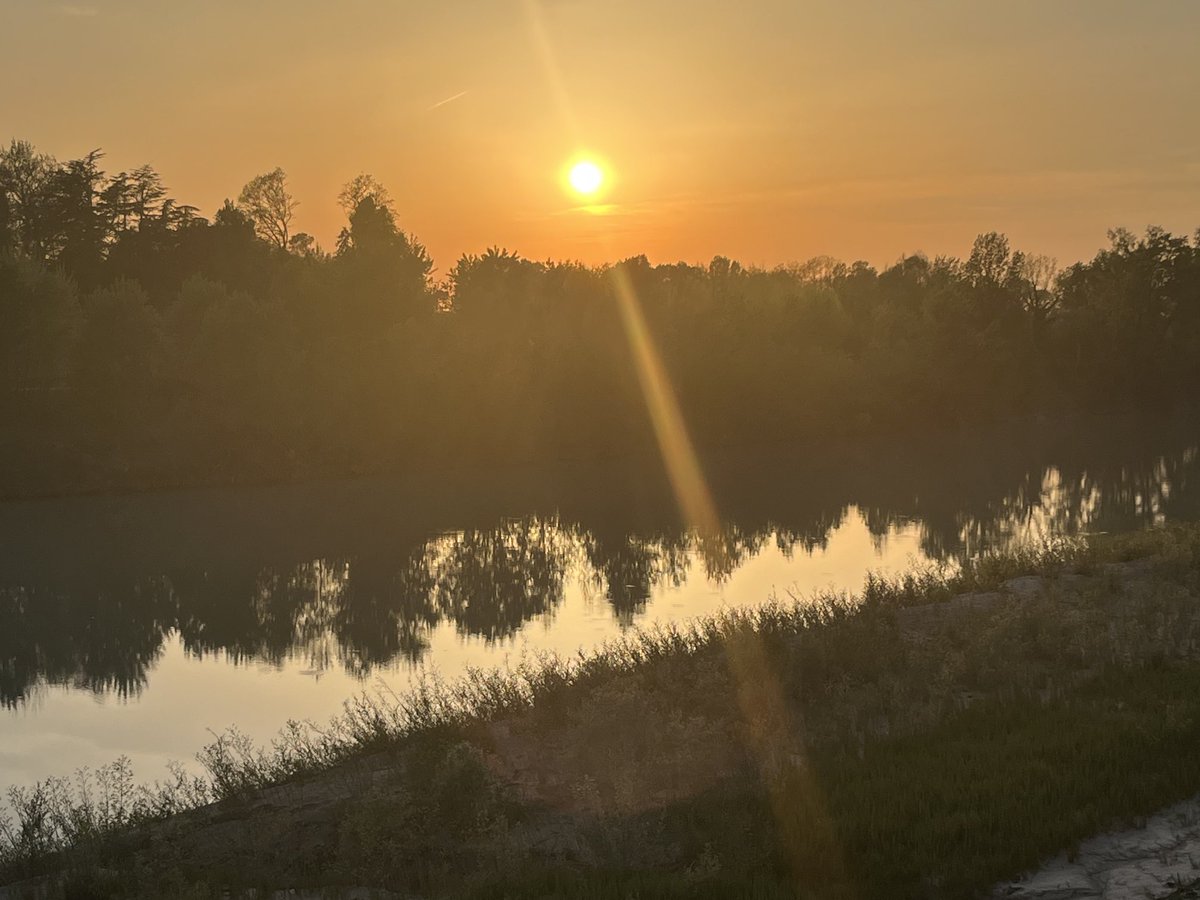 Tramonto sul Tagliamento