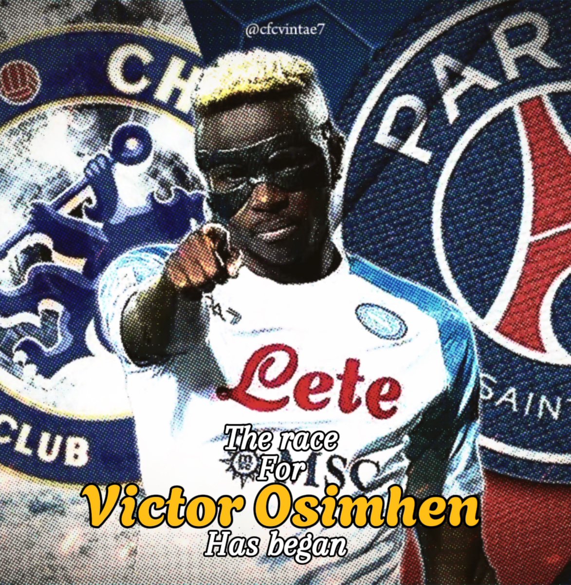 Chelsea and PSG are in a race to sign Victor Osimhen 🇳🇬