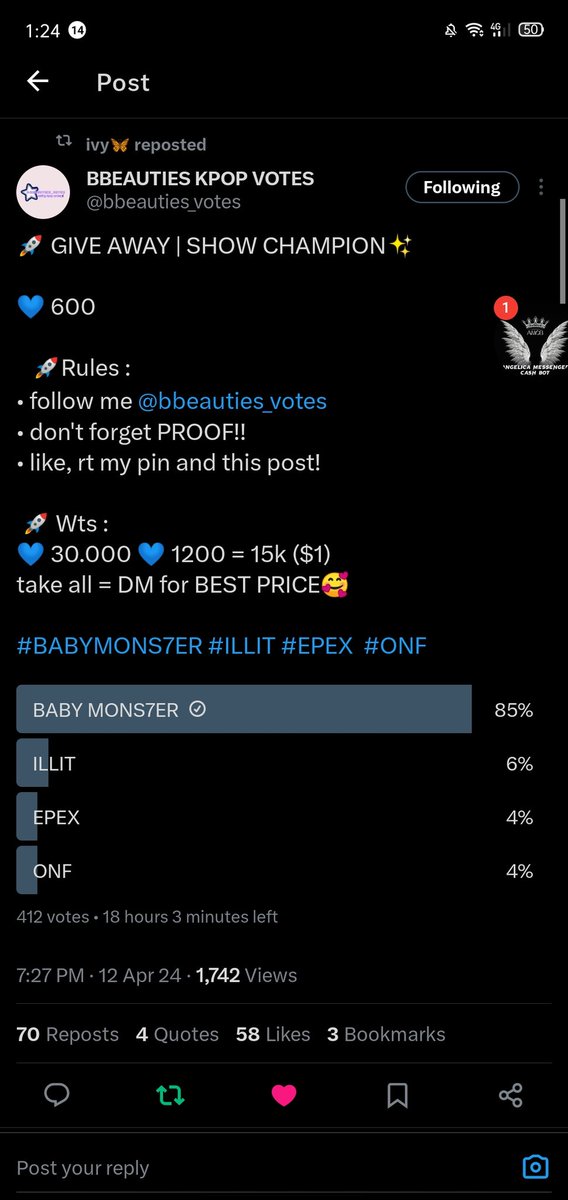 @bbeauties_votes for #BABYMONSTER