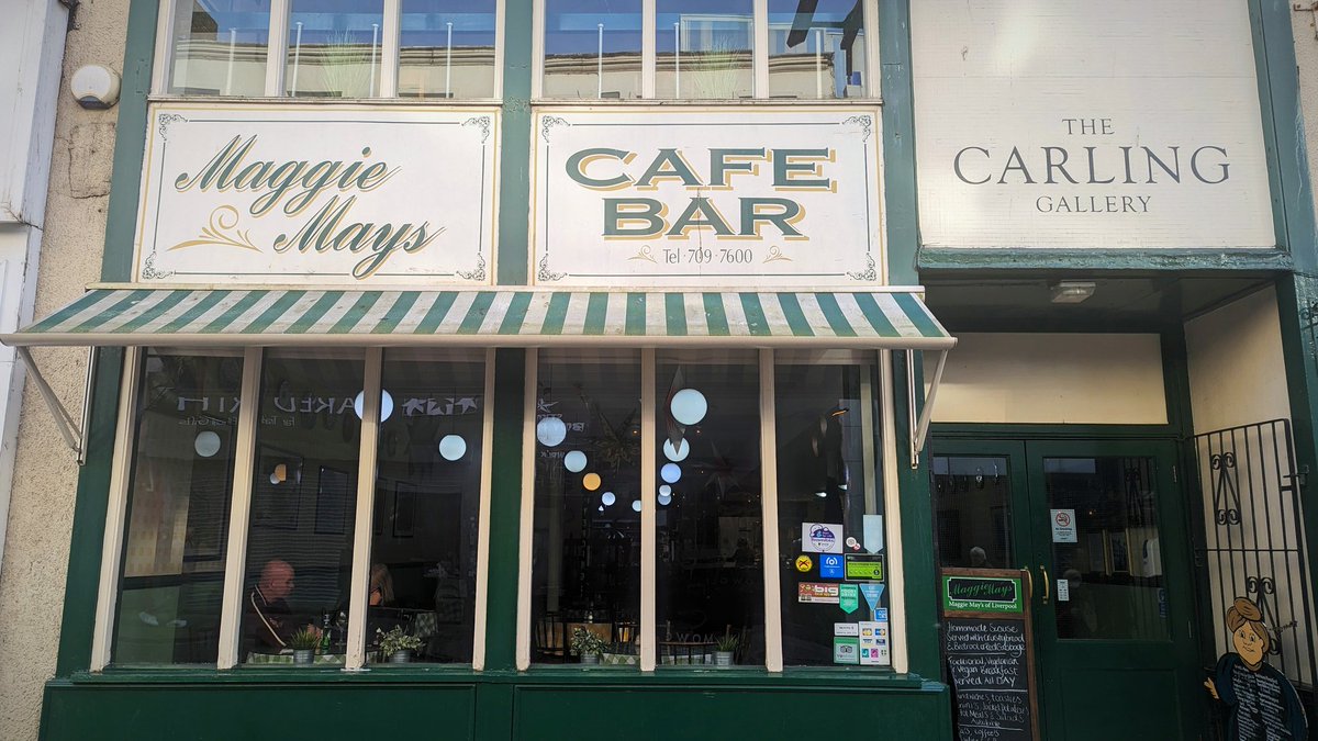Is Maggie Mays one of the only originals left on Bold Street? There's still a lot of history visible here, but can't shake the feeling that there's a drift of inauthentic venues opening, with quantity getting the upper hand on quality...