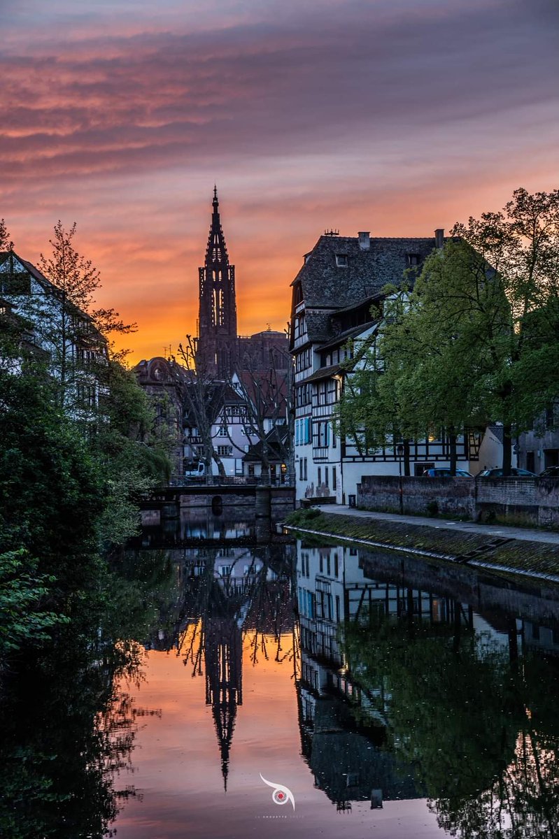 Ce matin les lumières de Strasbourg ❤️