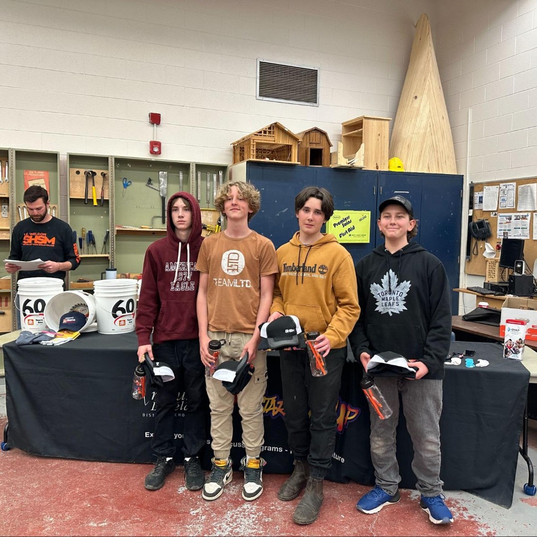 TLDSB (@tldsb) on Twitter photo On April 10, Gr 7/8 students from schools across the Board travelled to IEWSS to compete in the TLDSB Skills Ontario Qualifier event for construction.
<a href="/FenelonTownship/">Fenelon Township PS</a> came in 1st, <a href="/HuntsvillePS/">Huntsville PS</a> in 2nd, and <a href="/BracebridgePS/">Bracebridge PS</a> in 3rd.
Read the full story: ow.ly/TVqc50RffNy On April 10, Gr 7/8 students from schools across the Board travelled to IEWSS to compete in the TLDSB Skills Ontario Qualifier event for construction.
<a href="/FenelonTownship/">Fenelon Township PS</a> came in 1st, <a href="/HuntsvillePS/">Huntsville PS</a> in 2nd, and <a href="/BracebridgePS/">Bracebridge PS</a> in 3rd.
Read the full story: ow.ly/TVqc50RffNy