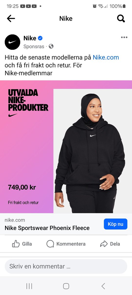 Bojkott av @Nike hädanefter 😡😡