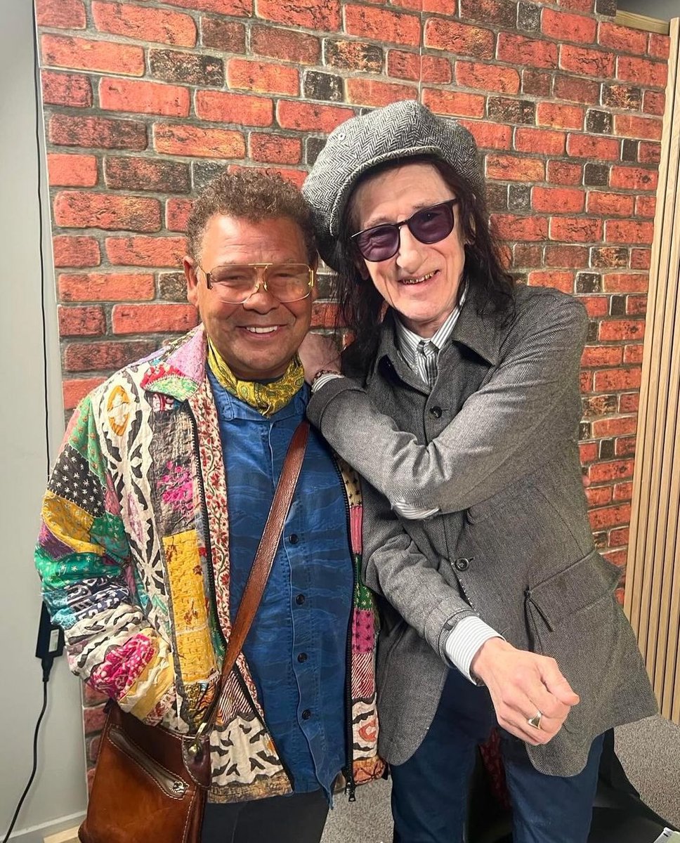 Huge fan of Craig Charles and John Cooper Clarke looking like a pair of avant-garde Mediterranean painters who’ve finally been reunited in exile somewhere.