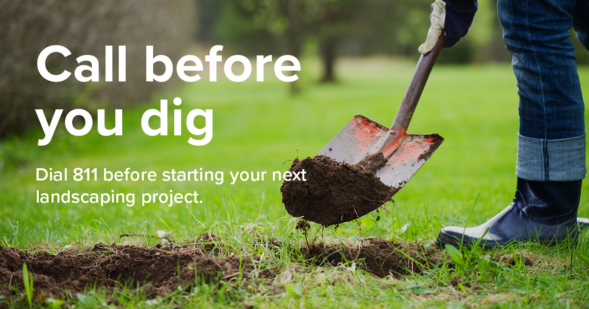 It's National Safe Digging Month which is a perfect reminder to always dial 811 before you dig! 📞 Keep yourself and your community safe by calling 811 to have buried utility lines marked. Learn more ➡️ enter.gy/6014wQRVC #WePowerLife