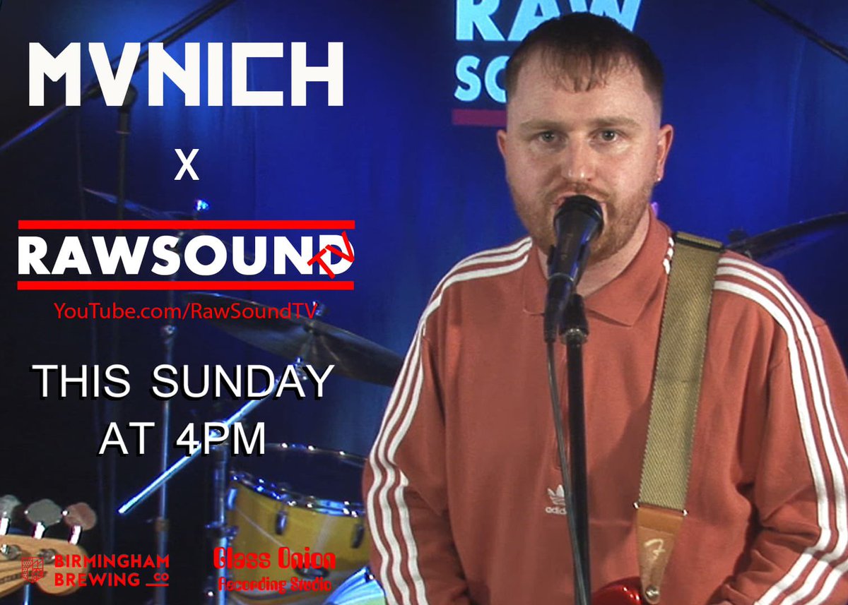 MVNICH X RAWSOUND TV Performing live on Sunday’s show are Coventry boys @Mvnichband who’ve just released a fantastic new album ‘Septua’ & will be playing a few exclusive live tracks from it! Also this week are #KendoNagasaki, @BILLOBUCKERS & #Sweetpool youtube.com/@RawSoundTV?fe…