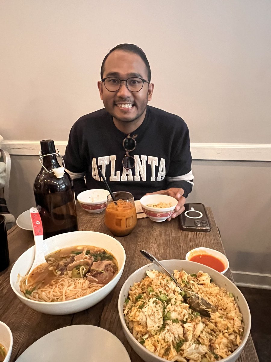 Last year, @riandjita and I started a tradition where when we travel for conferences we share a nice meal at a restaurant with cuisine we don’t have in the great state of Arkansas. For #AERA24 we hit up Mawn in Philly for Cambodian. ⭐️⭐️⭐️⭐️⭐️ HIGHLY RECOMMEND