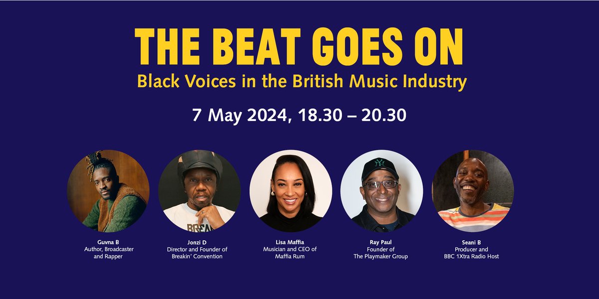 Uncover real behind-the-scene stories of music entrepreneurship straight from industry icons with us on 7 May at the @britishlibrary. Our panel of #inspiringentrepreneurs will share the secrets of their success. Join us and be inspired! Tickets: rb.gy/2vyzhs 🎤