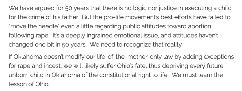 A lot of y'all mad at Trump for him saying a state law went too far in protecting life should know that National Right to Life has said the same thing. Be mad, but not just at Trump. -- Original article in National Right to Life Newsletter, written by National Right to Life…