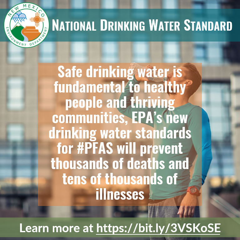 EPA’s drinking water standards for #PFAS will reduce PFAS exposure for approximately 100 million people, prevent thousands of deaths, and reduce tens of thousands of serious illnesses. Learn more bit.ly/3VSKoSE​ #ForeverChemicals @EPA