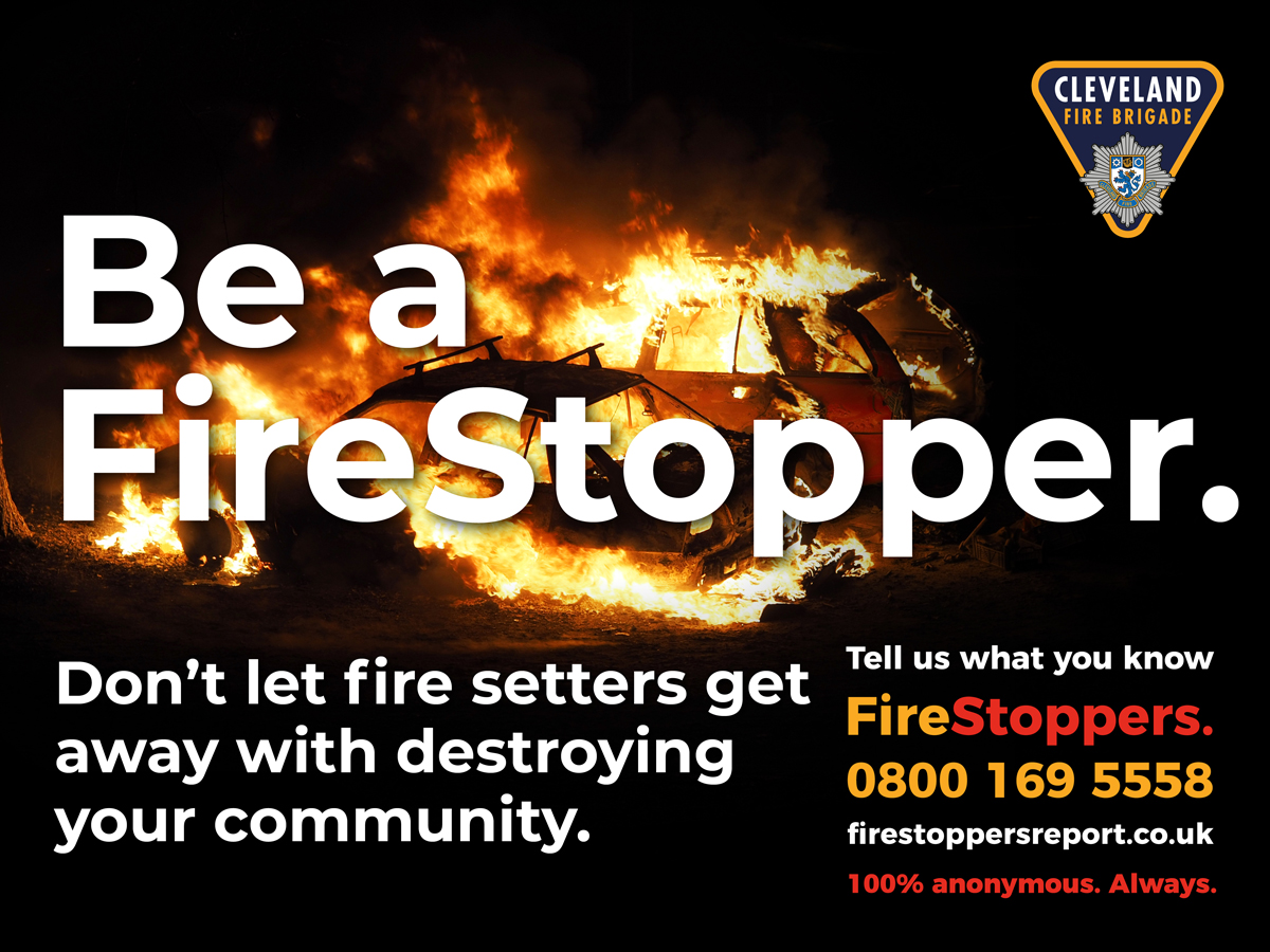 🔥👀 We’d like to remind you that if you spot anyone setting deliberate fires in your area over the weekend that you can tell us what you know, 100% anonymously to FireStoppers.

👉 Visit firestoppersreport.co.uk to complete the simple online form #UnitedAgainstArson