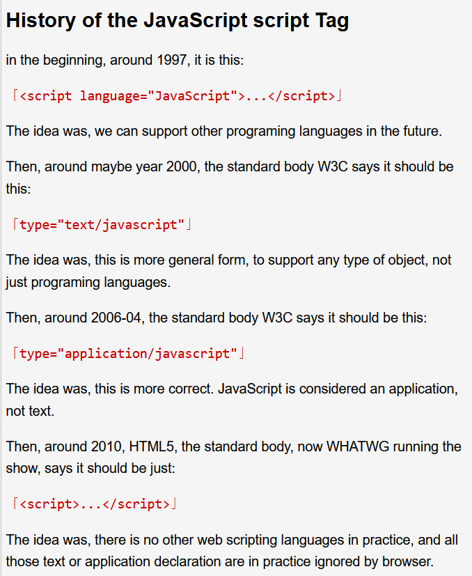 History of the JavaScript script Tag xahlee.info/w/history_of_s… .