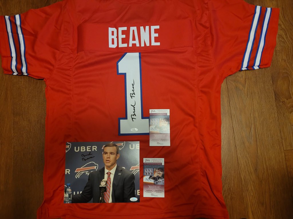 KrystleNoel1128's tweet image. 🚨🚨 Draft Giveaway 🚨🚨

To enter to win this signed Beane jersey and 8x10:

- Retweet 
- Follow me
- Follow @jimmyreu81 

Winner will be drawn on April 25th! Good luck! #BillsMafia