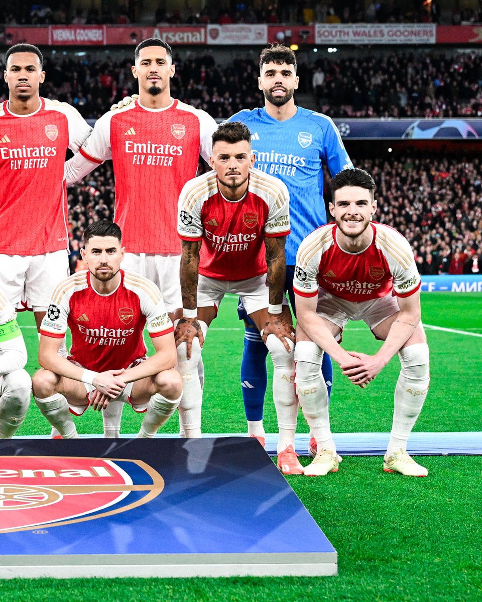 100% faith in this team, believe in the team. We can do it in the second leg of the Champions League quarter-final. The Arsenal ❤️