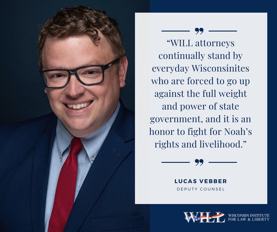 APPEAL: Bureaucrats in Madison are denying a law-enforcement officer the opportunity to support his family and work. WILL is taking action. Read more here: will-law.org/will-files-app…