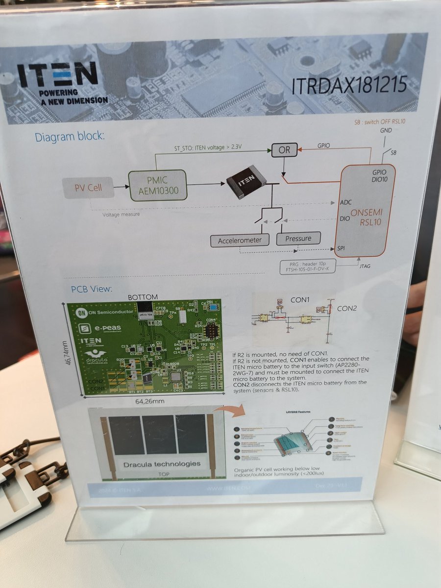 Tak tyhle mikrobaterie o kapacitě pár mA připojené přes PMIC k soláru vypadaly hodně zajímavě. Napětí 2.7V. No co vám budu, vzpomněl jsem si na @pesvklobouku a jeho meteostanici #ew24