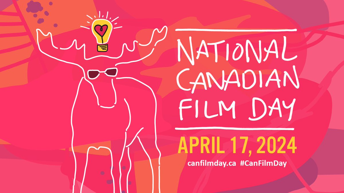 It’s the annual celebration of @canfilmday on Wednesday, April 17th, featuring 50 Canadian Films that A.I. Could Never Make! Join us for a celebration of Canadian cinema — bot free! Visit canfilmday.ca for all the details. #CanFilmDay