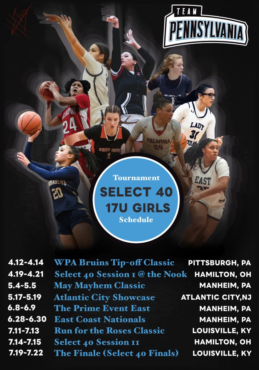 Mia Walker😰 (@balloutmi) on Twitter photo Super excited to be apart & rep <a href="/TEAMPAHOOPS/">TEAM PENNSYLVANIA</a> 17u Select 40 squad this spring & summer. Can’t wait to play with my teammates <a href="/SELECT_40/">SELECT 40 Circuit</a> <a href="/SelectEventsBB/">Select Events Basketball</a>
<a href="/recruitme_tv/">@recruitme_tv</a> <a href="/CoreyD2For1/">Corey Dickerson</a> <a href="/TRDipp/">Taylor Dippery</a> <a href="/nwalkerofficial/">Nashon Walker</a> @risesportshd Super excited to be apart & rep <a href="/TEAMPAHOOPS/">TEAM PENNSYLVANIA</a> 17u Select 40 squad this spring & summer. Can’t wait to play with my teammates <a href="/SELECT_40/">SELECT 40 Circuit</a> <a href="/SelectEventsBB/">Select Events Basketball</a>
<a href="/recruitme_tv/">@recruitme_tv</a> <a href="/CoreyD2For1/">Corey Dickerson</a> <a href="/TRDipp/">Taylor Dippery</a> <a href="/nwalkerofficial/">Nashon Walker</a> @risesportshd