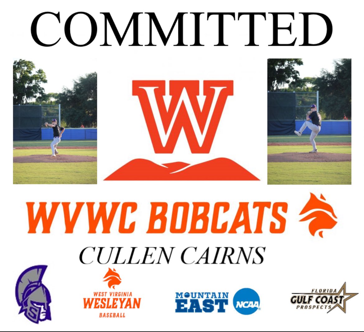 I am humbled and excited to announce that I will be continuing my academic and athletic career at WVWC ! I want to thank God, my family, friends, and all the coaches who have supported me and my love for baseball!! Special thanks to Coach Seth, Coach Tony, and Coach Knight!