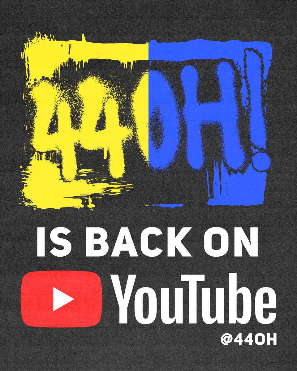 44OH is back on YouTube Watch EVERY 44OH promo from the very start. #44OH youtube.com/@44OH?si=KMp_G…