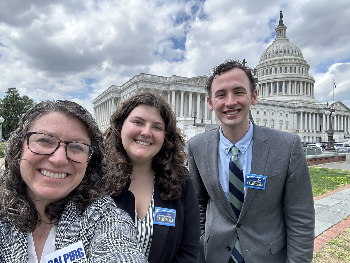 In DC today with @CALPIRG @uspirg @EnvCalifornia @EnvAm talking to Congress about #plasticfree waters, #rawa endangered species, and consumer protection