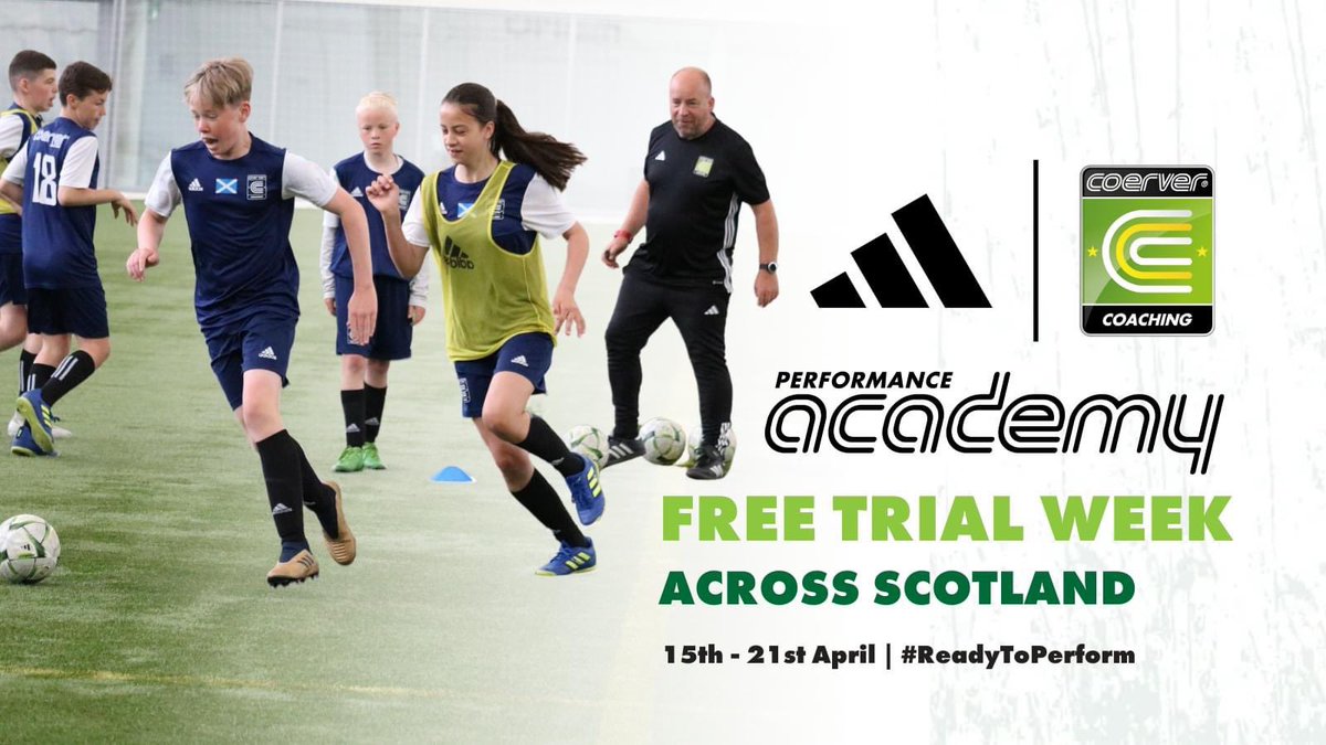 FREE TRIAL for your local Performance Academy 📆 15th - 21st April 🧑‍💻 tinyurl.com/4p4624tv @CoerverCoaching has over 40 years of experience developing players. Making our Performance Academy a leading global player development program for players 🧵