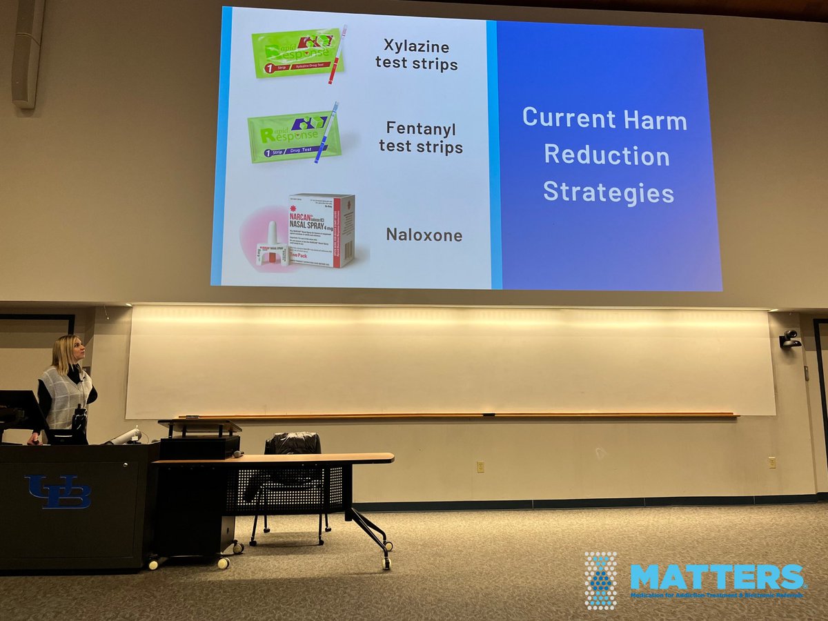 This week, we visited the University at Buffalo to educate students about #harm reduction, #opioid awareness, and the MATTERS program. Thank you, for inviting us!   Interested in a presentation for your students? Please contact us at mattersnetwork.org