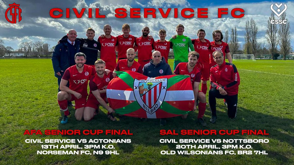 Two big Cup Finals for the 1st team over the next two weekends. Hoping to emulate @Athletic_en and win a Cup (or two)