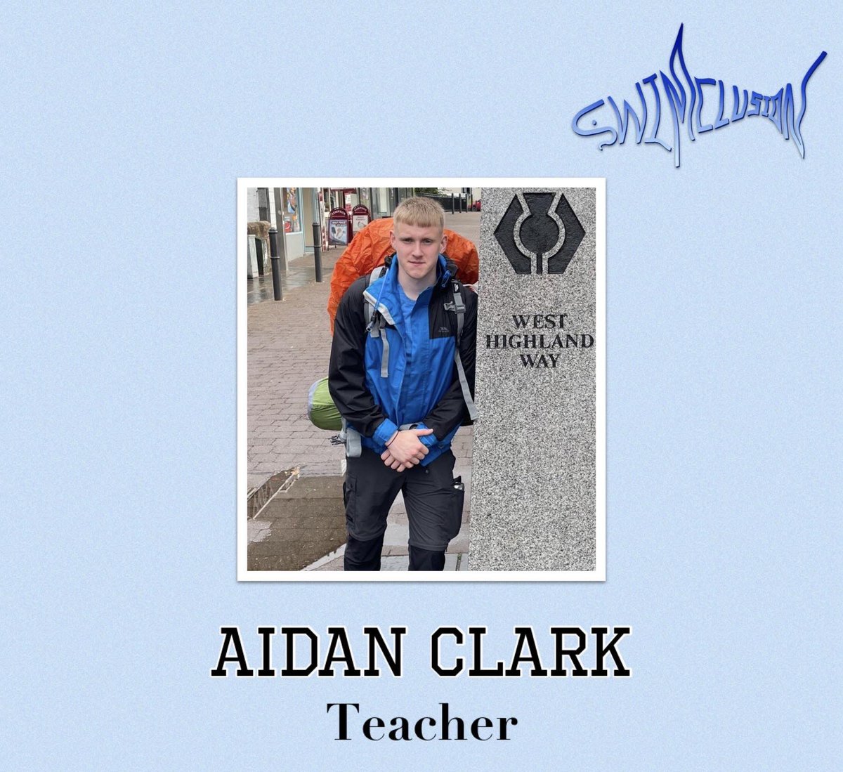 Swim_Clusion's tweet photo. The up is Aidan! Aidan has a degree in Sport &amp; Exercise Science allowing him to have a deeper insight and understanding of how swimmers can develop. 🎓

Experience - Aidan became a swimming teacher 5 years ago starting out helping within a local ASN swim group. https://t.co/zShEvxNWay