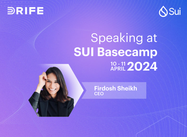 Drife_official's tweet photo. DRIFE Speaking At SUI Basecamp 📣💧

Exciting News Drifers! 

DRIFE CEO @Firdosh_Drife will be speaking on stage at the #SuiBasecamp tomorrow.

This will be a great way for us to spread the message of DRIFE with key players including builders, developers, thought leaders, and enterprises, who play a pivotal role in shaping the $SUI and broader Web3 community.

We hope to see you there!