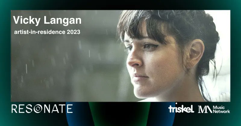 This coming Saturday, artist in residence @vicky_langan will premiere new work created during her Resonate residency funded by @MusNetIrl and @TriskelCork Tickets: triskelartscentre.ie Sat 13th April 2024 8pm.