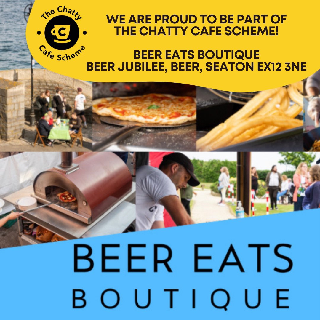 A huge welcome to Beer Eats Boutique! Thank you for joining and cringe a part of the scheme! 💛💙 More details can be found on this group here: thechattycafescheme.co.uk/find-a-chatty-… #chattycafe #Seaton Unique Boutique Events